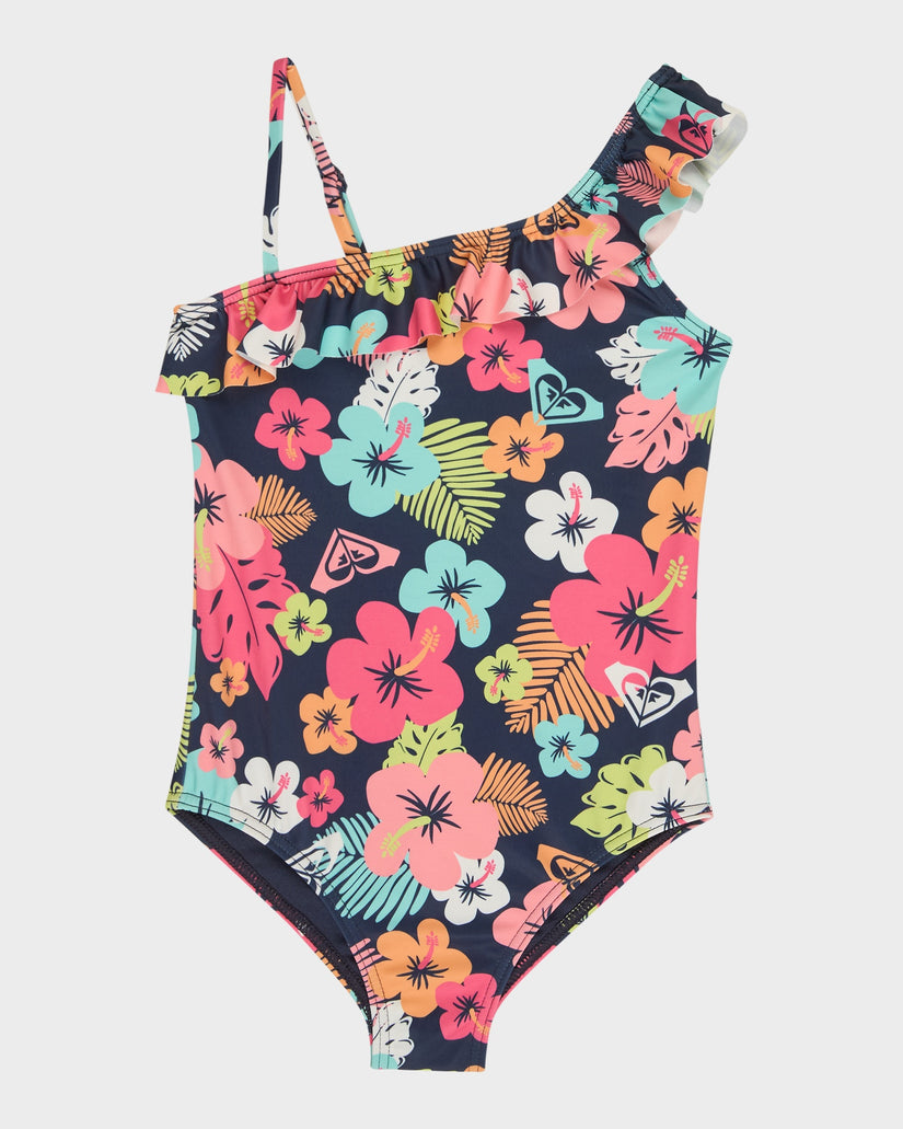 Girls 2-7 Morning Flower One Piece Swimsuit