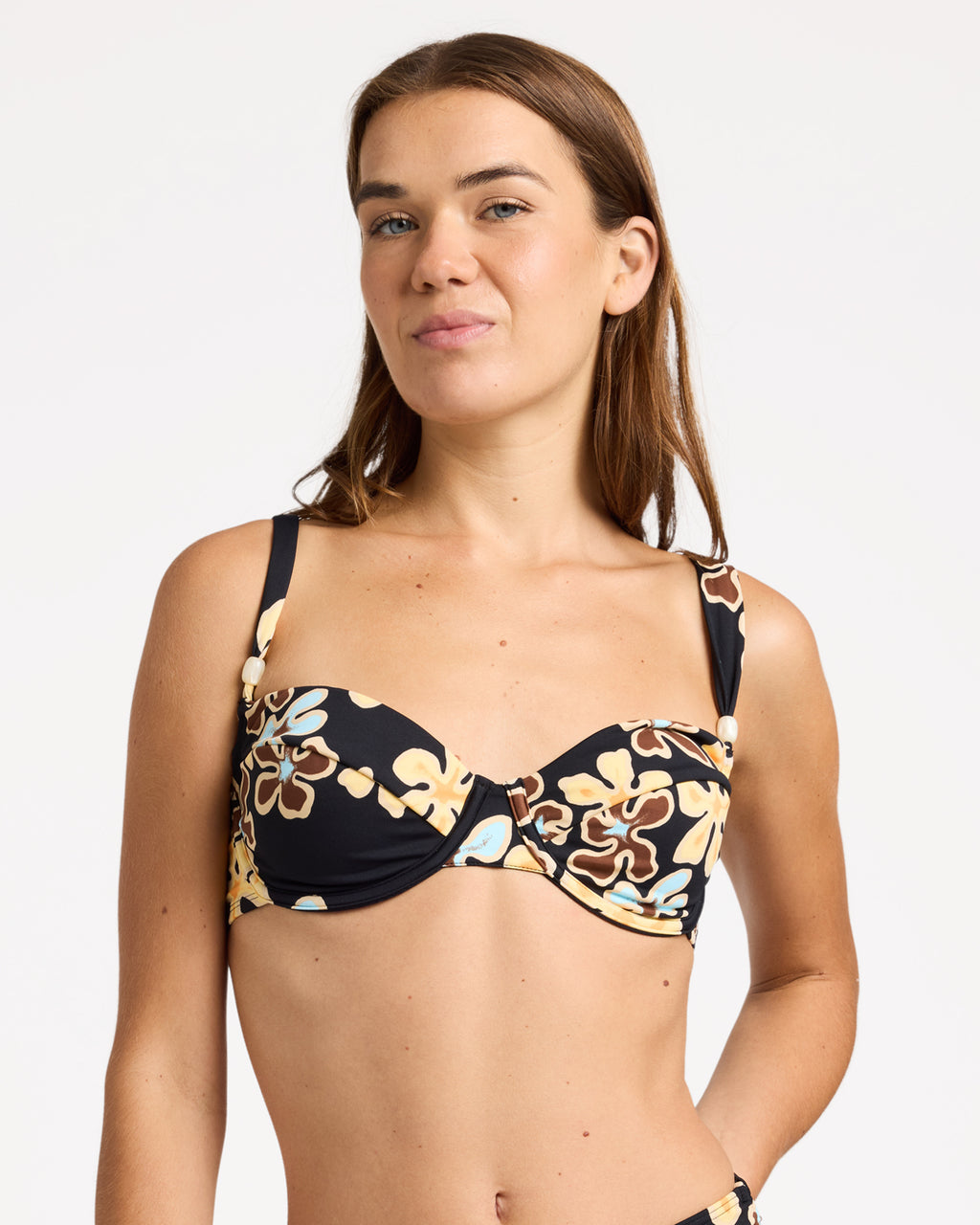 Womens Nostalgic Feels Underwire D Cup Bikini Top