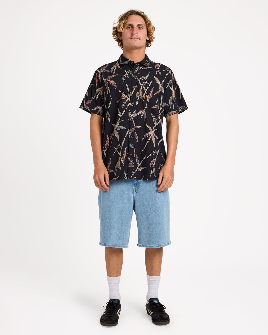 Mens Scaler Stone Woven Short Sleeve Shirt