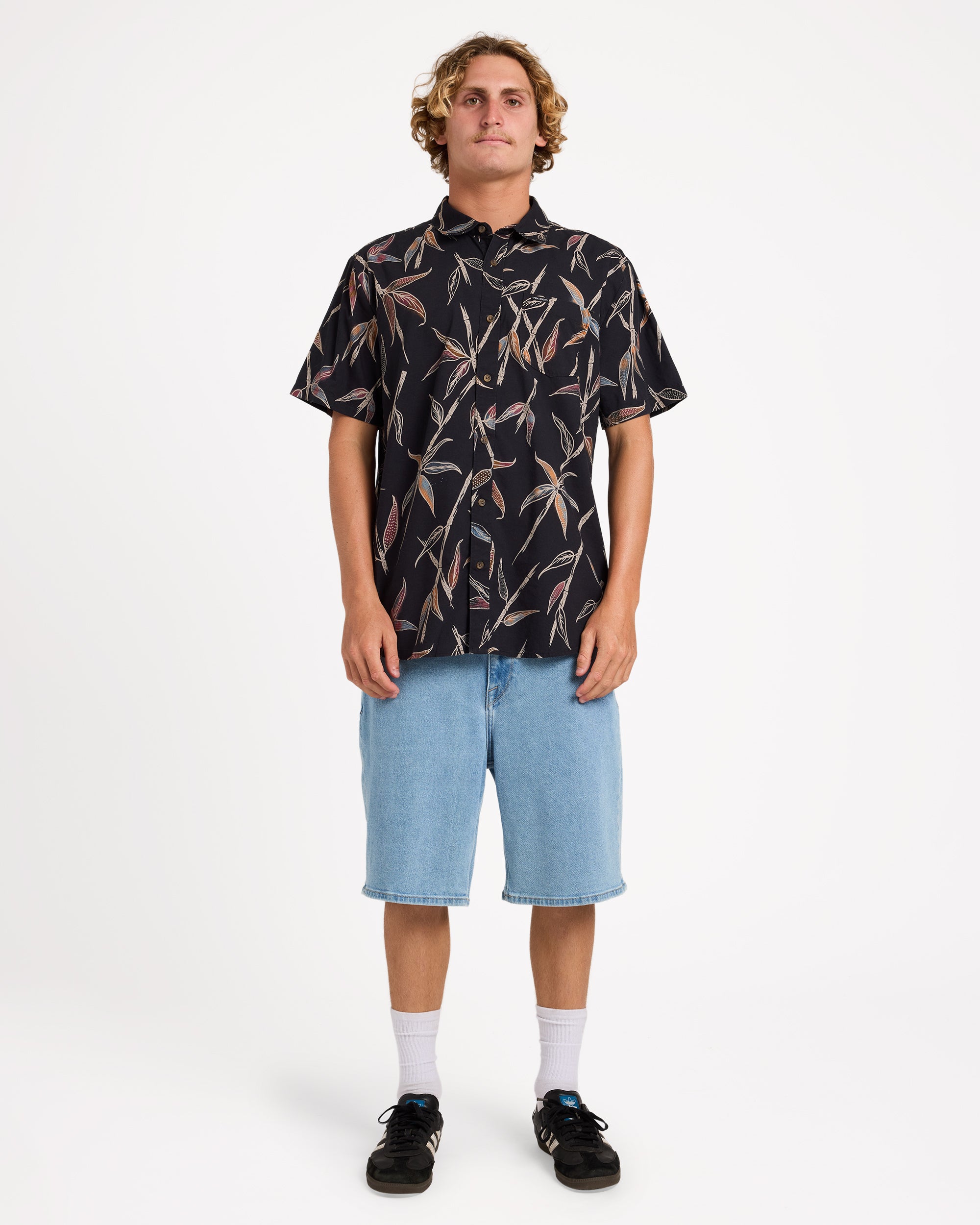 Mens Scaler Stone Woven Short Sleeve Shirt