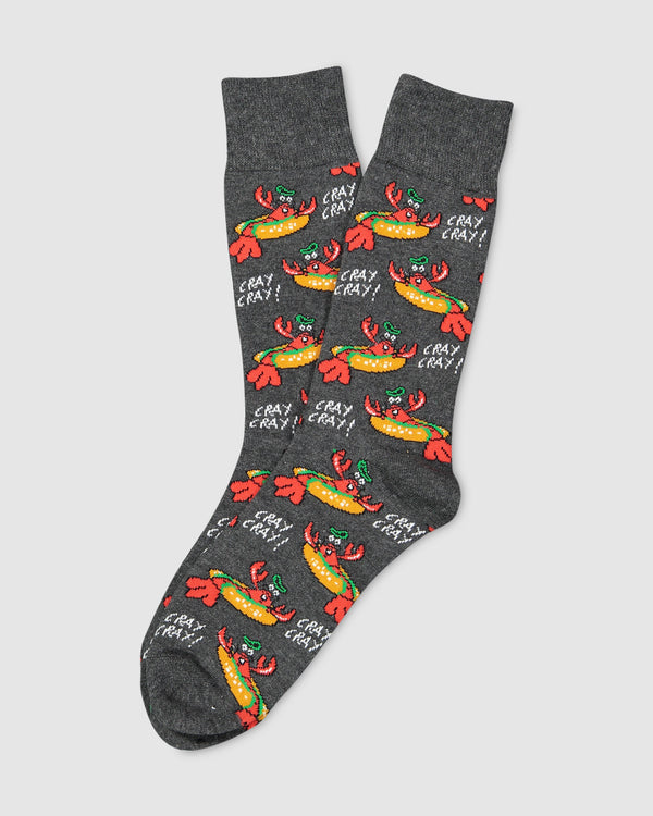 MENS CRAY CRAY BLACK SOCKS