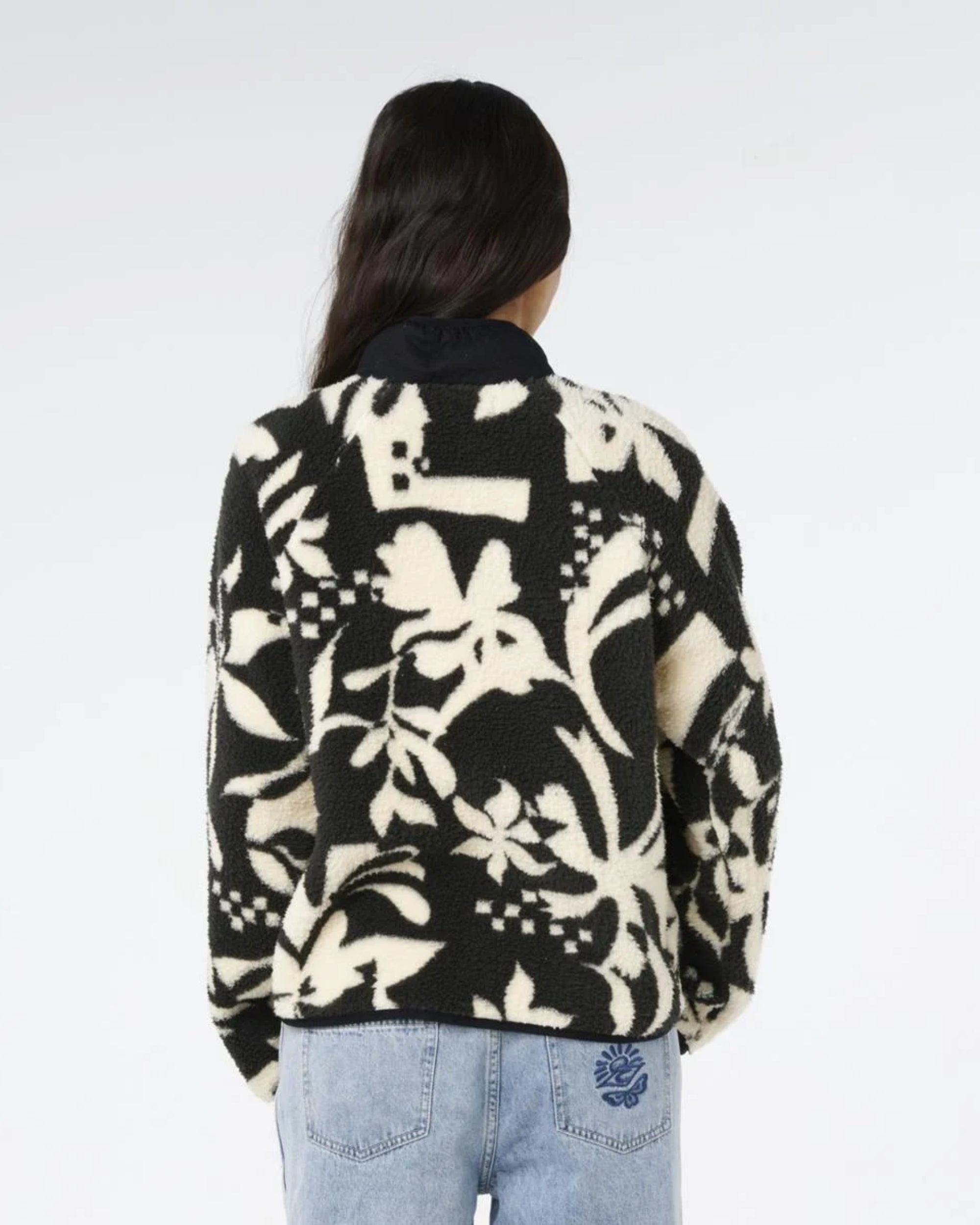Womens Catalina Islands Zip Through Polar Fleece Jacket