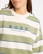 Womens Strictly Stripe Crew Neck