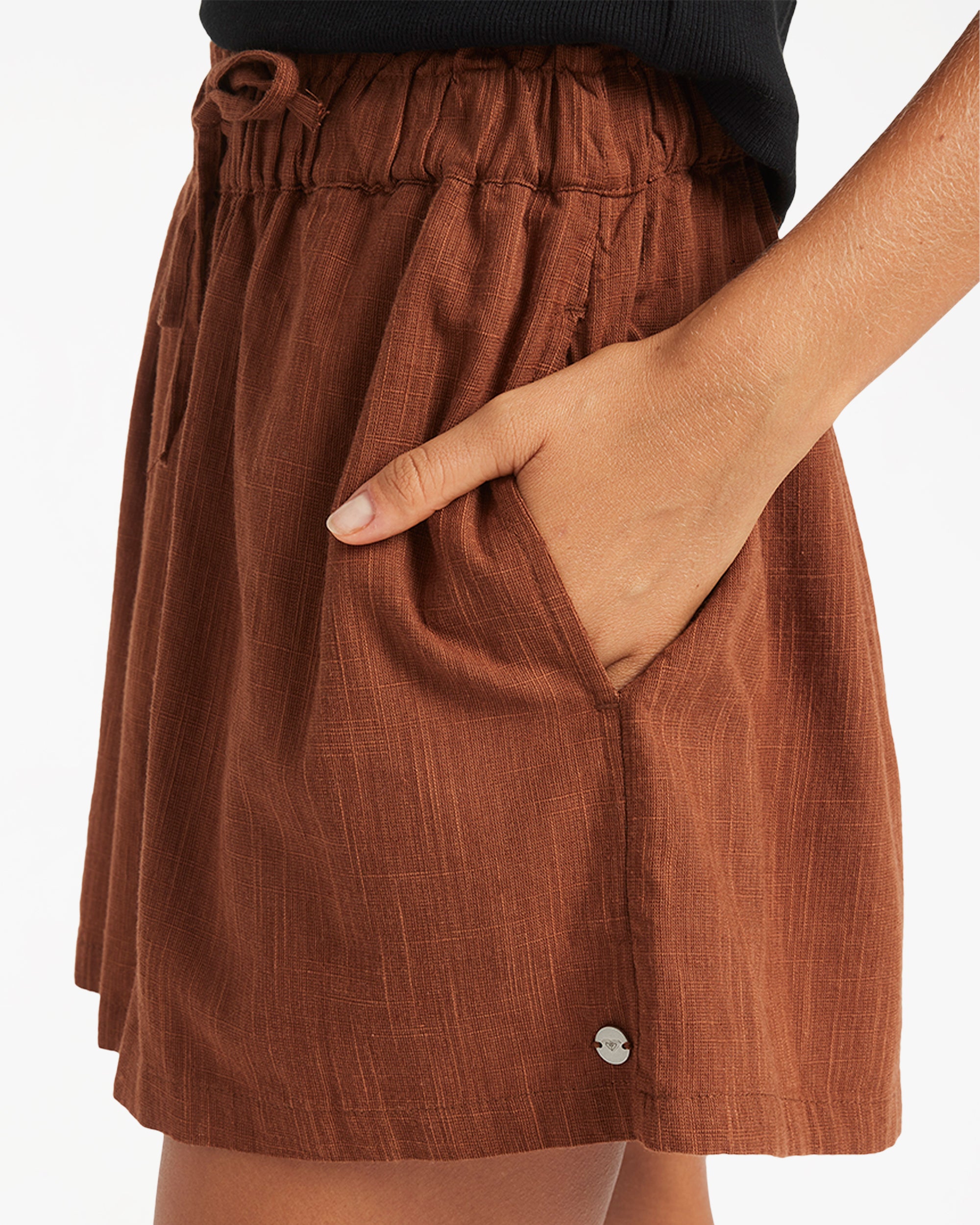 Womens Place To Elastic Waist Shorts