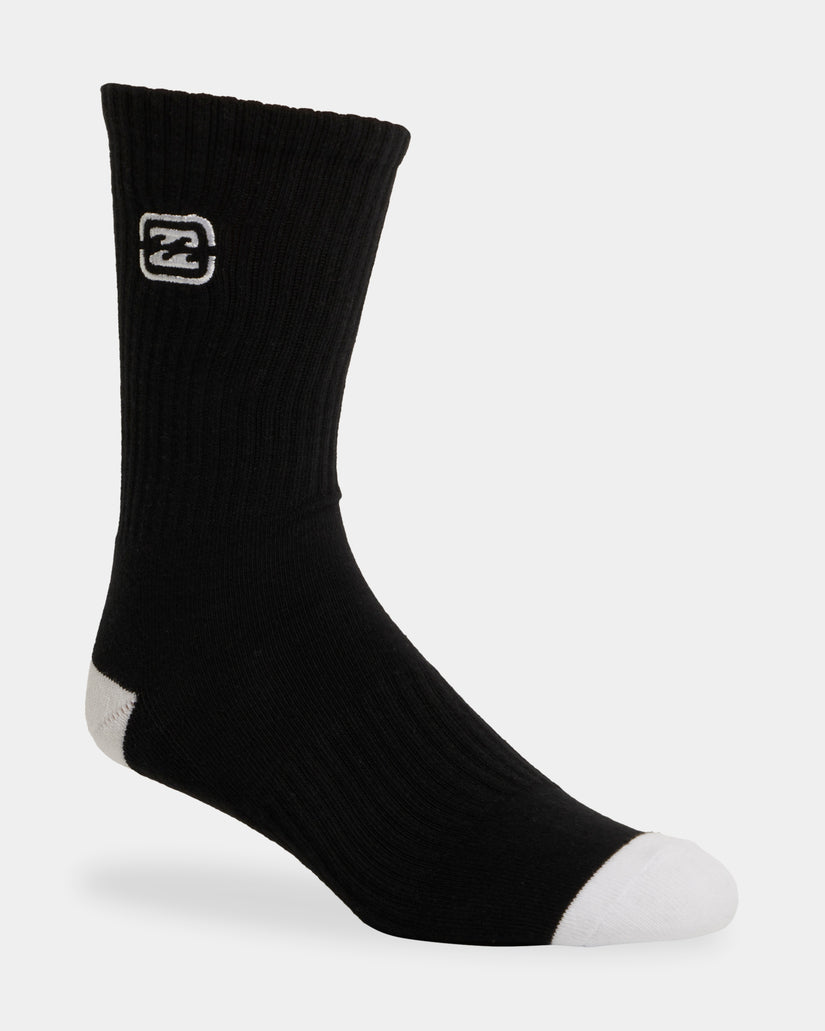 Boys 8-16 Bracket Wave 3 Pack Crew Socks