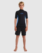 Boys 8-16 Arch Short Sleeve Rash Vest