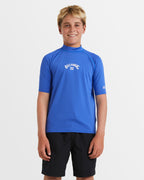 Boys 8-16 All Day Arch Short Sleeve Rash Vest