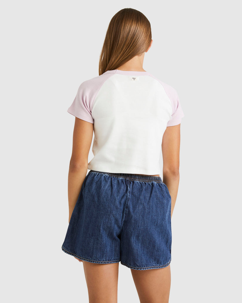 Girls 6-14 Sunny Raglan T-Shirt