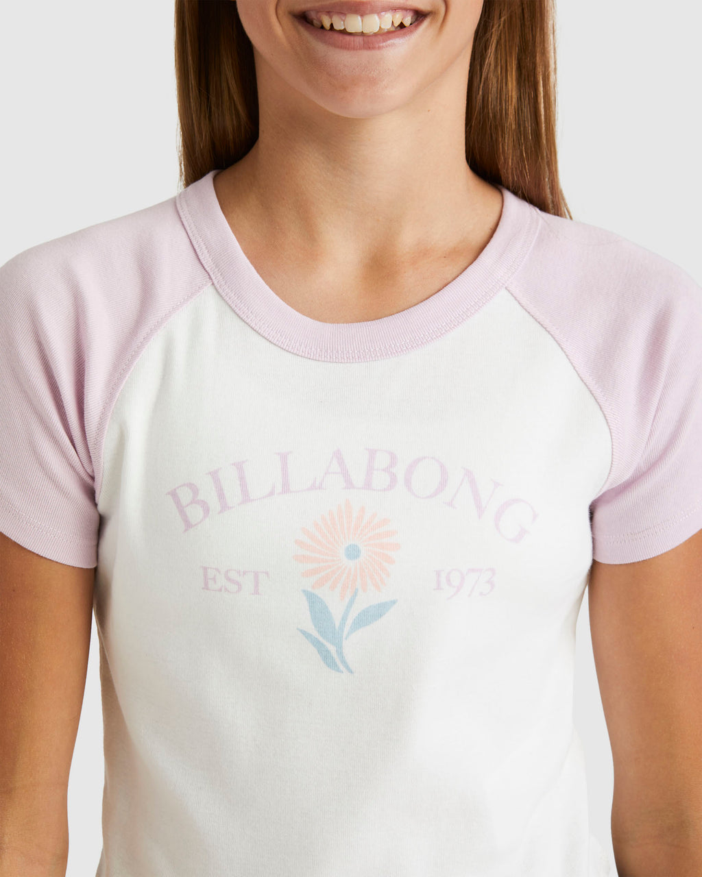 Girls 6-14 Sunny Raglan T-Shirt