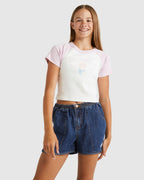 Girls 6-14 Sunny Raglan T-Shirt