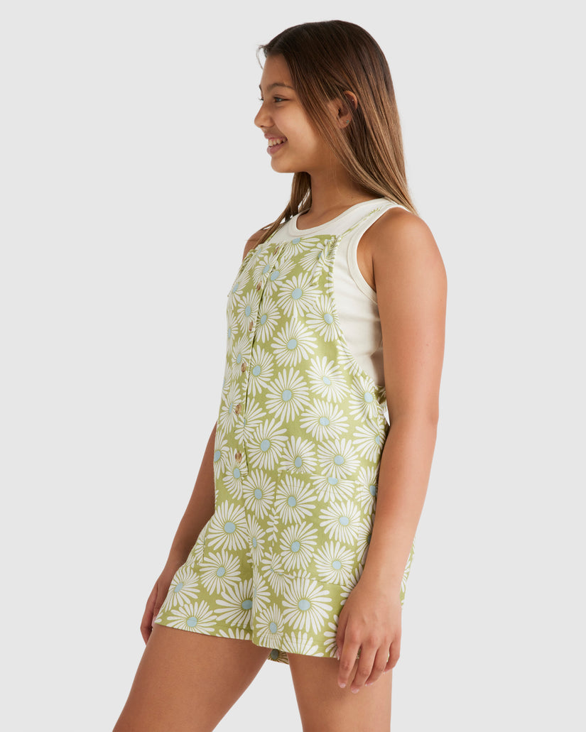 Girls 6-14 Wave Watch Romper
