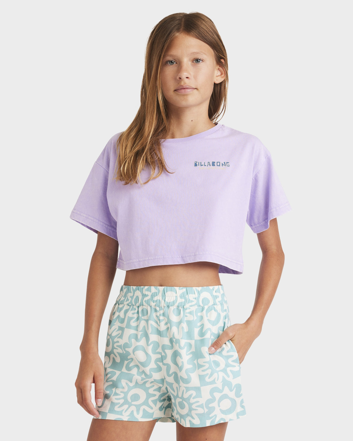 Girls 6-16 Lost On You Elastic Waist Shorts