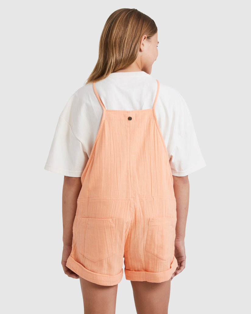 Girls 6-14 Montana Dungaree Shorts