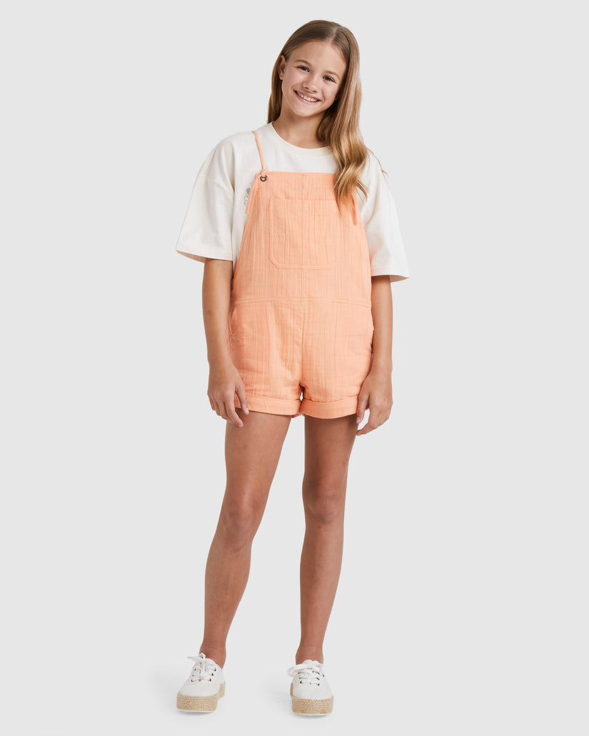 Girls 6-14 Montana Dungaree Shorts