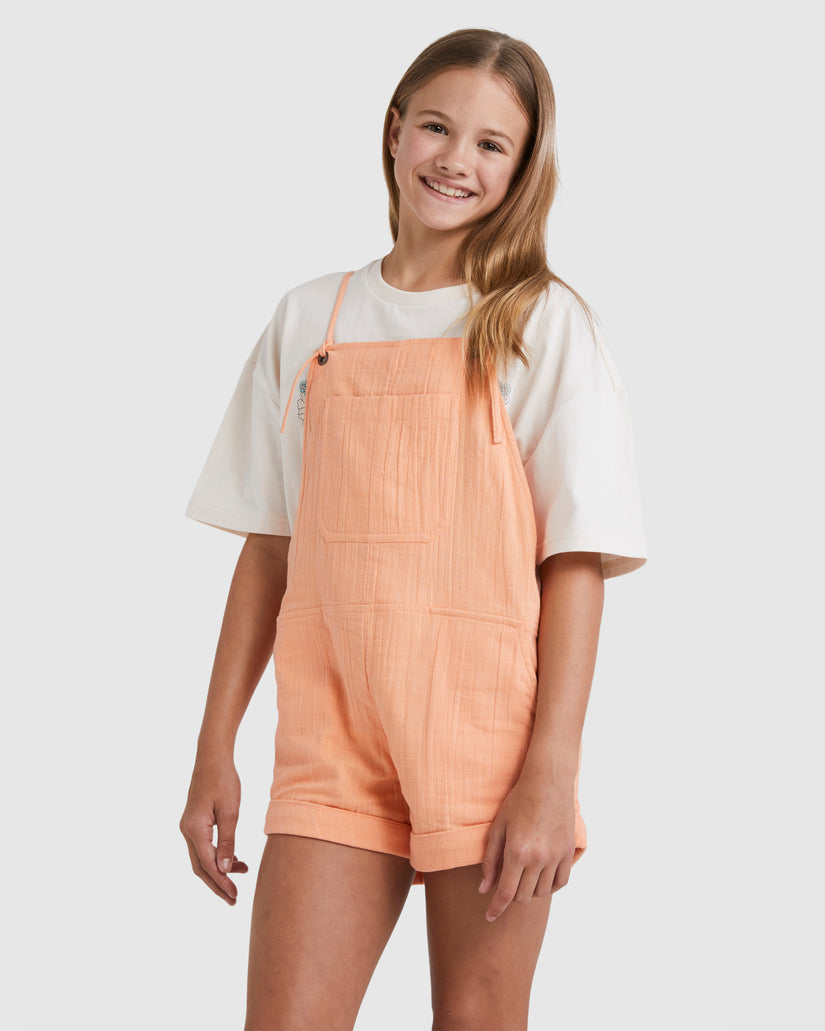Girls 6-14 Montana Dungaree Shorts