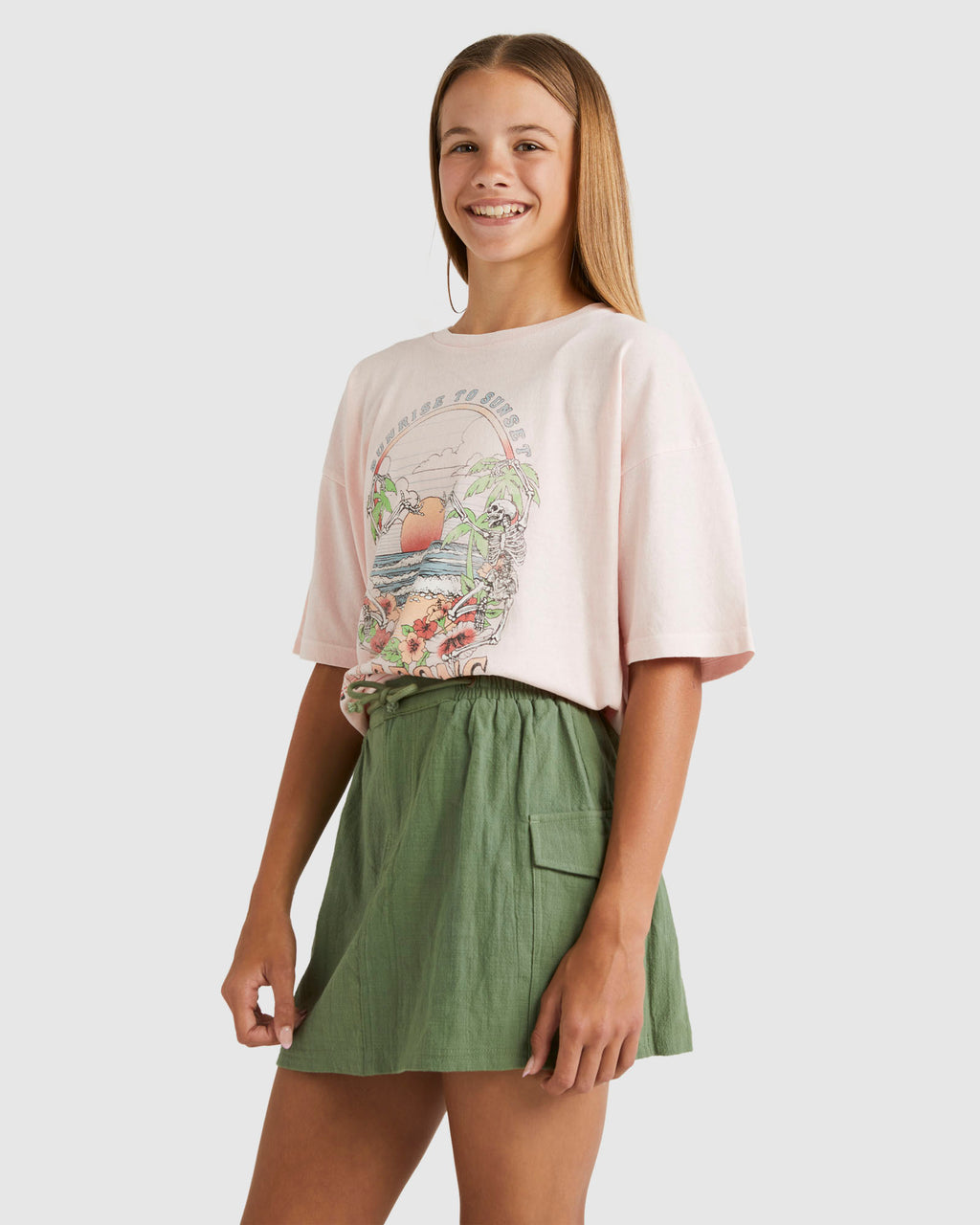 Girls 6-14 Love Always Mini Skirt