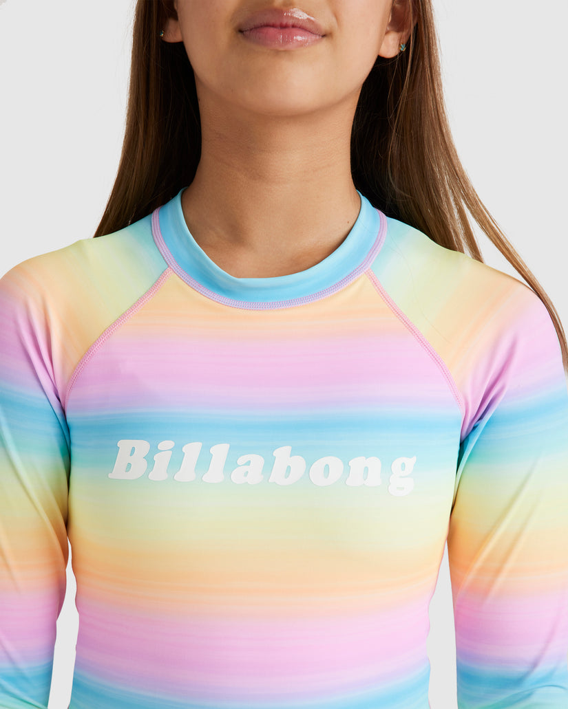 Girls 2-16 Vista Dreamin Long Sleeve Rash Vest