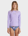 Girls 6-16 Heat Wave Long Sleeve Rash Vest