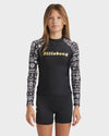 Girls 6-16 Lost On You Long Sleeve Rash Vest