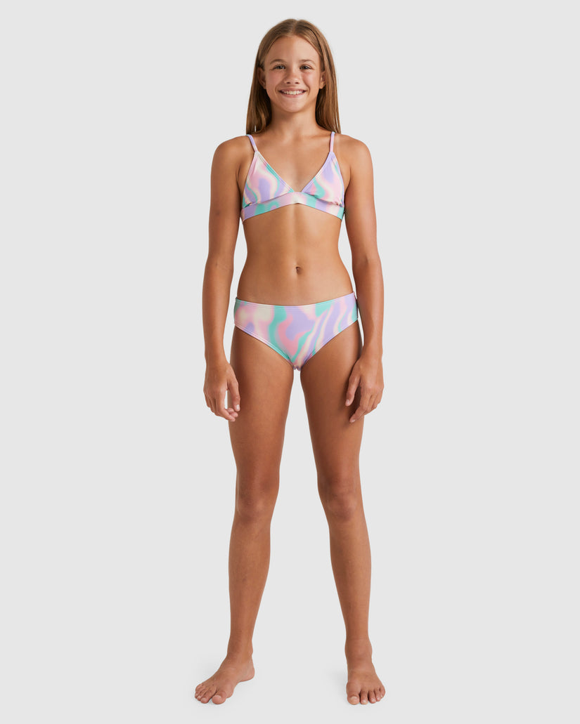 Girls 6-14 Soft Sun Tri Bikini Set