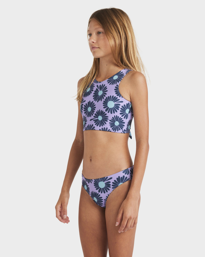 Girls 6-14 Fresh High Neck Bikini Set