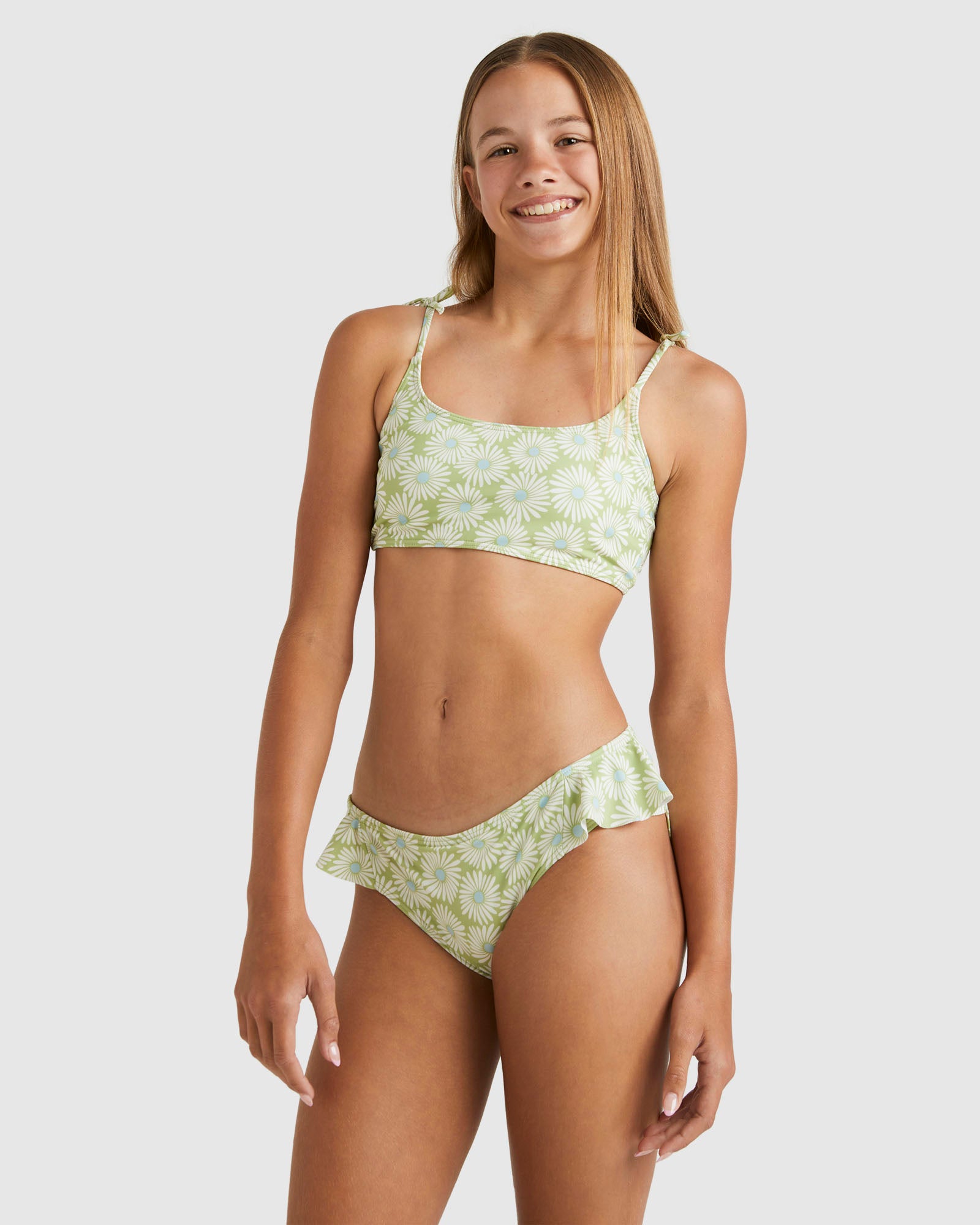 Girls 6-14 These Are The Daze Trilet Two Piece
