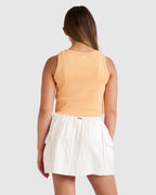 Girls 6-14 Waves And Sun Tank Top