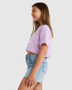 Girls 6-14 Vintage Surf True Boy Crop T-Shirt