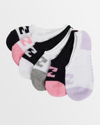 Womens Invisible Box Set No Show Socks