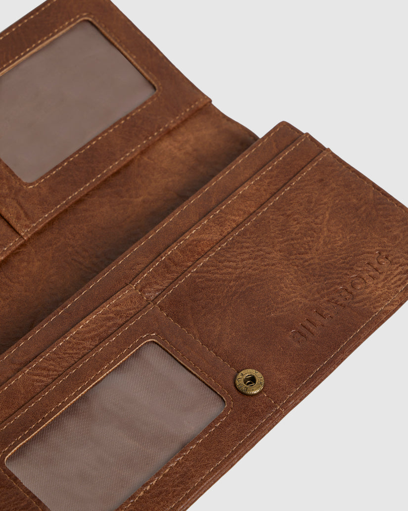 Womens Water Baby Beach Leather Wallet