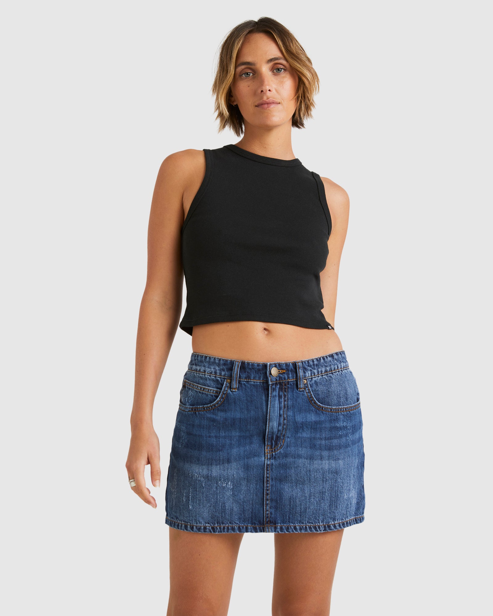 Womens Frankie Denim Mini Skirt Australia