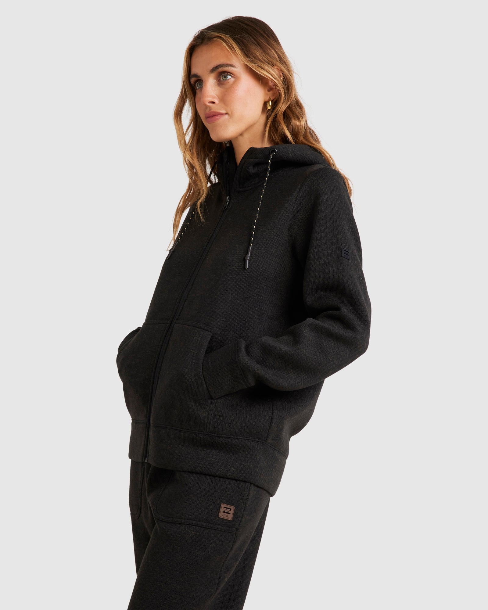WOMENS BOUNDARY ZIP UP HOODIE