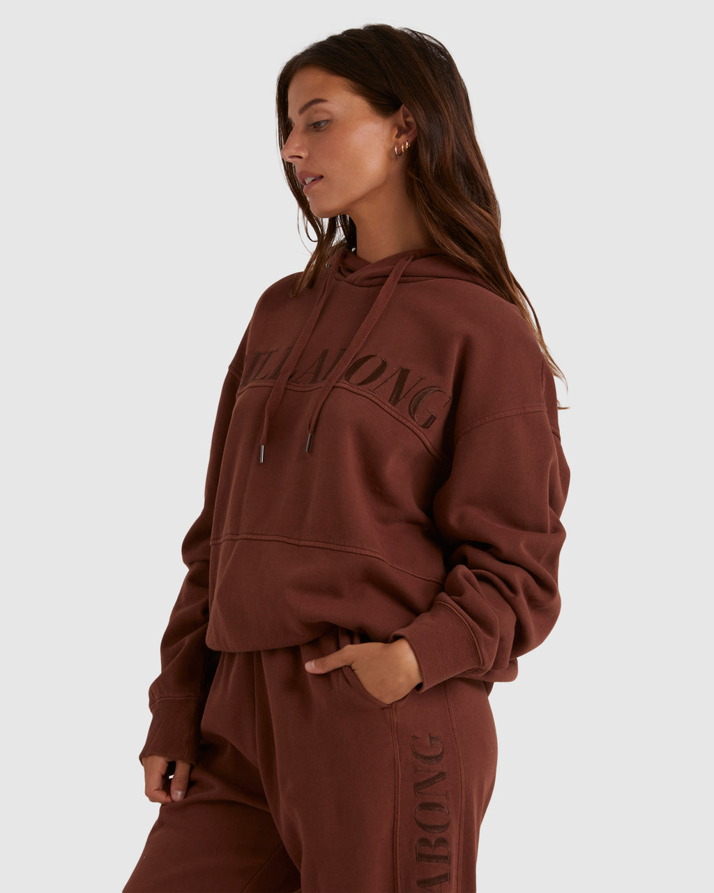 Womens Baseline Pop Pullover Hoodie