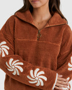Womens Sun Fun Half Zip Fleece Jumper