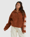 Womens Sun Fun Half Zip Fleece Jumper