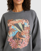 Womens Island Life Canyon Crew Neck