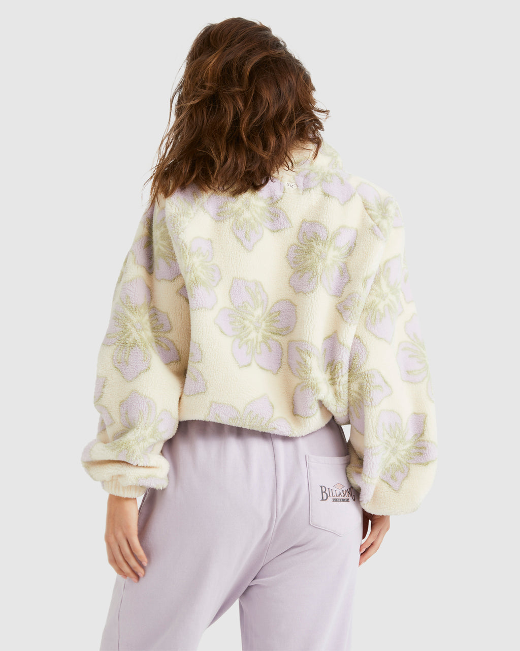 Womens Lovin Life Half Zip Fleece Jumper