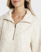 Womens Fireside Cozy Half Zip Hoodie