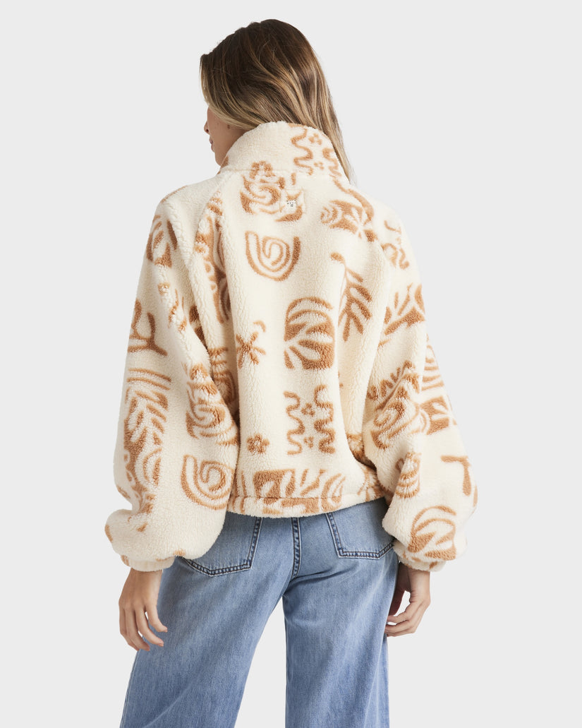 Womens Feeling Playful Half Zip Hoodie