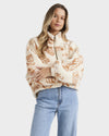 Womens Feeling Playful Half Zip Hoodie