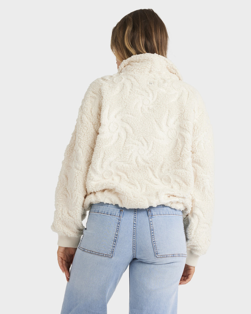 Womens Sun Strippin Fleece Jumper