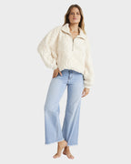 Womens Sun Strippin Fleece Jumper