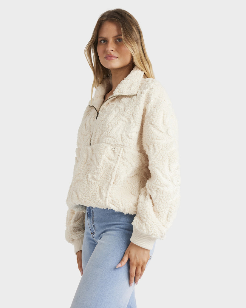 Womens Sun Strippin Fleece Jumper