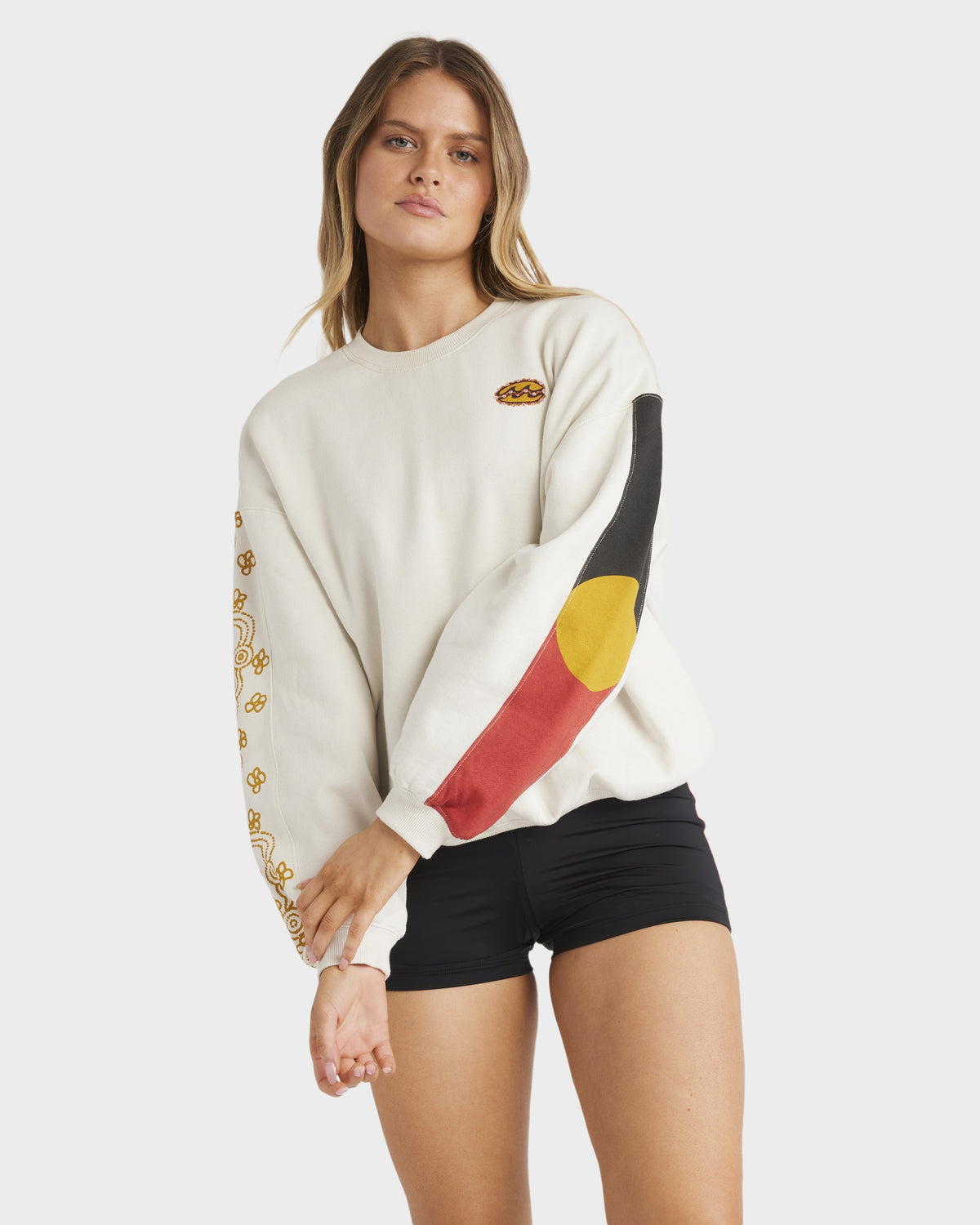 Womens Otis Sand Dune Kendall Crew Neck