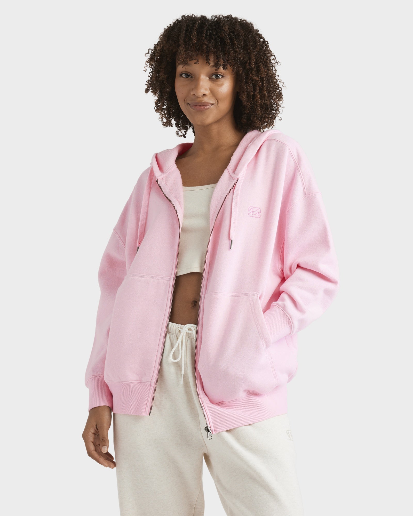 Womens Wave Essential Zip-Up Hoodie Australia