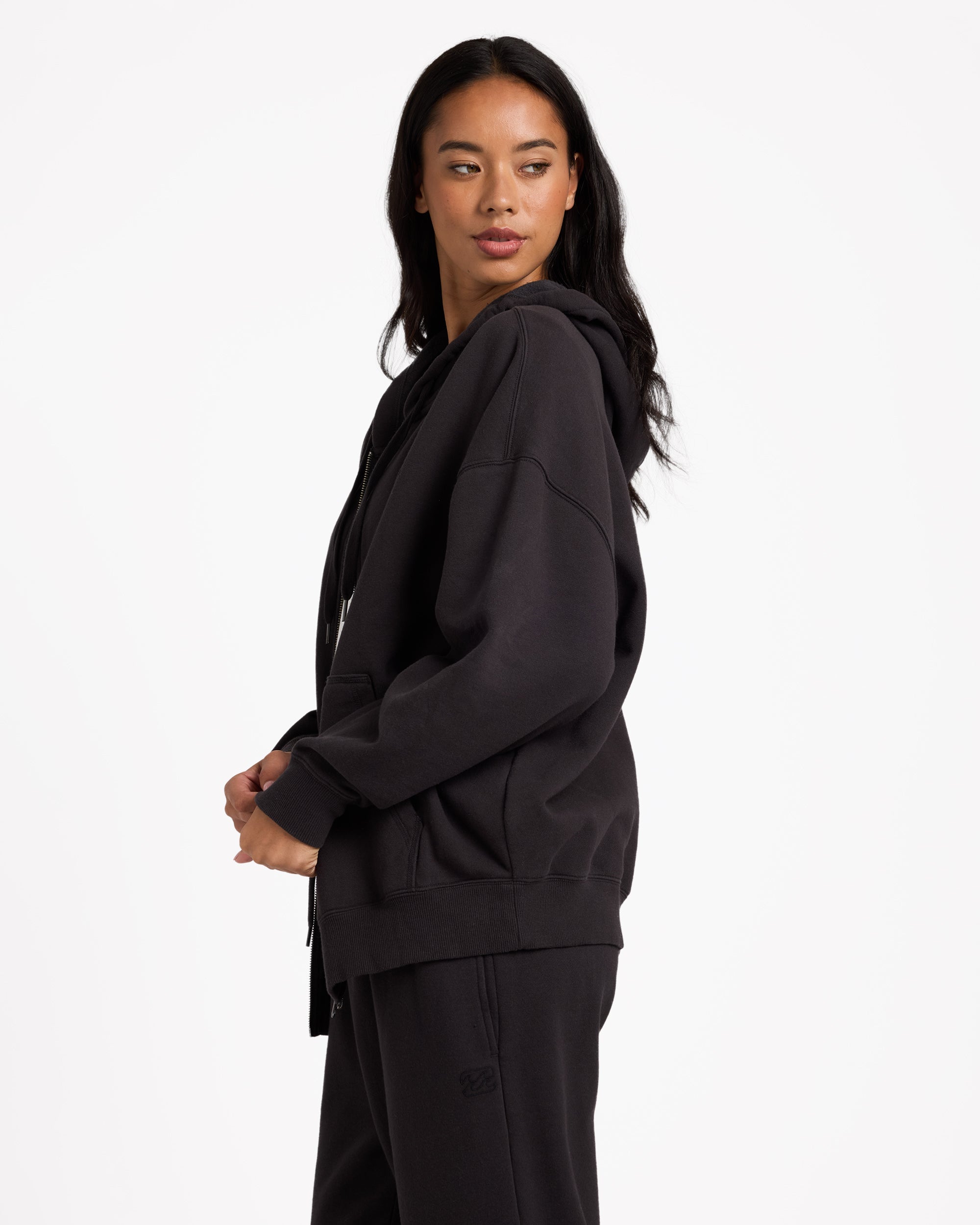 Womens Wave Essentials Zip Up Hoodie