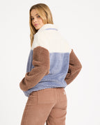 Womens Vibes Back Fleece Jumper