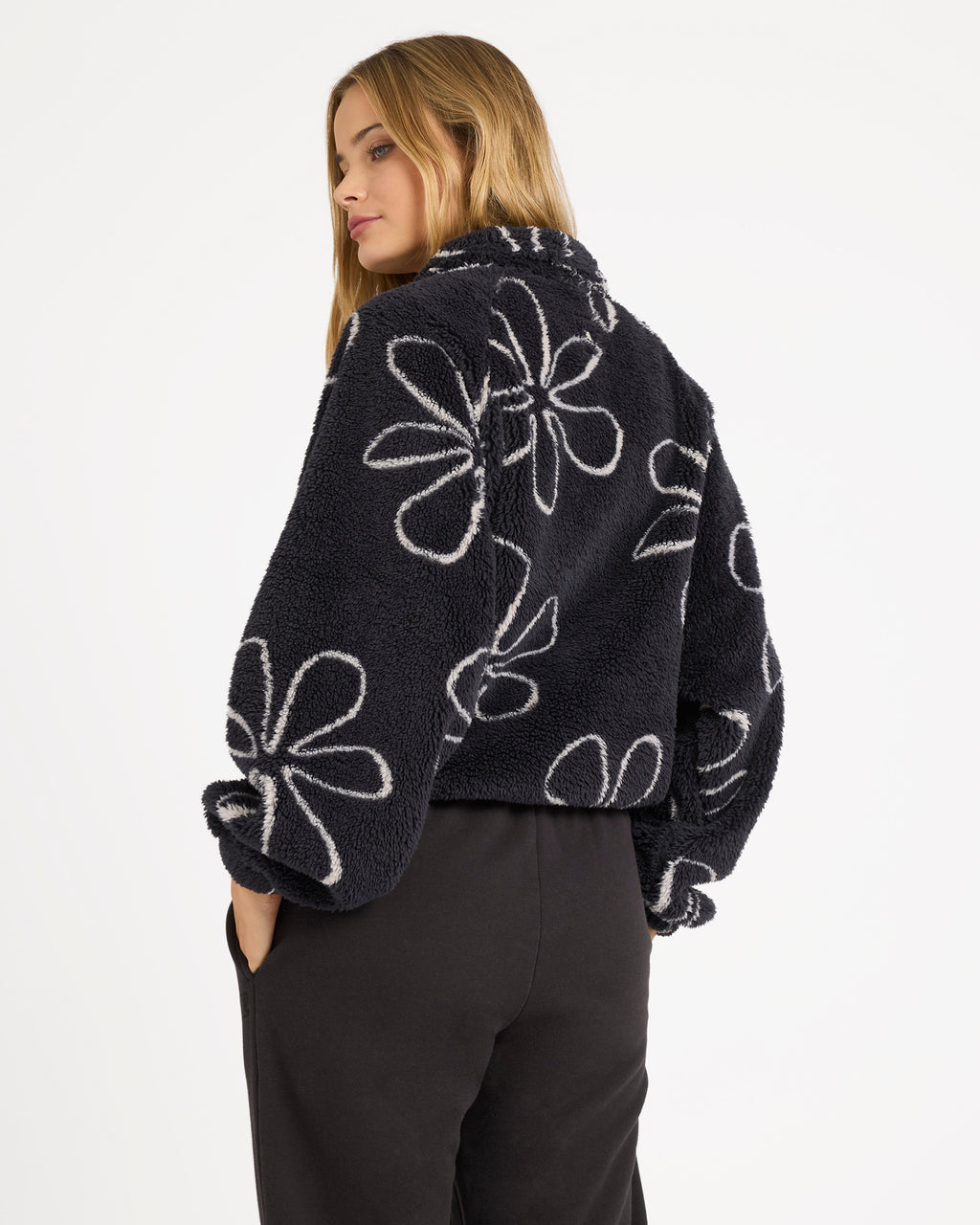 Womens Good Life Half Zip Fleece Jumper