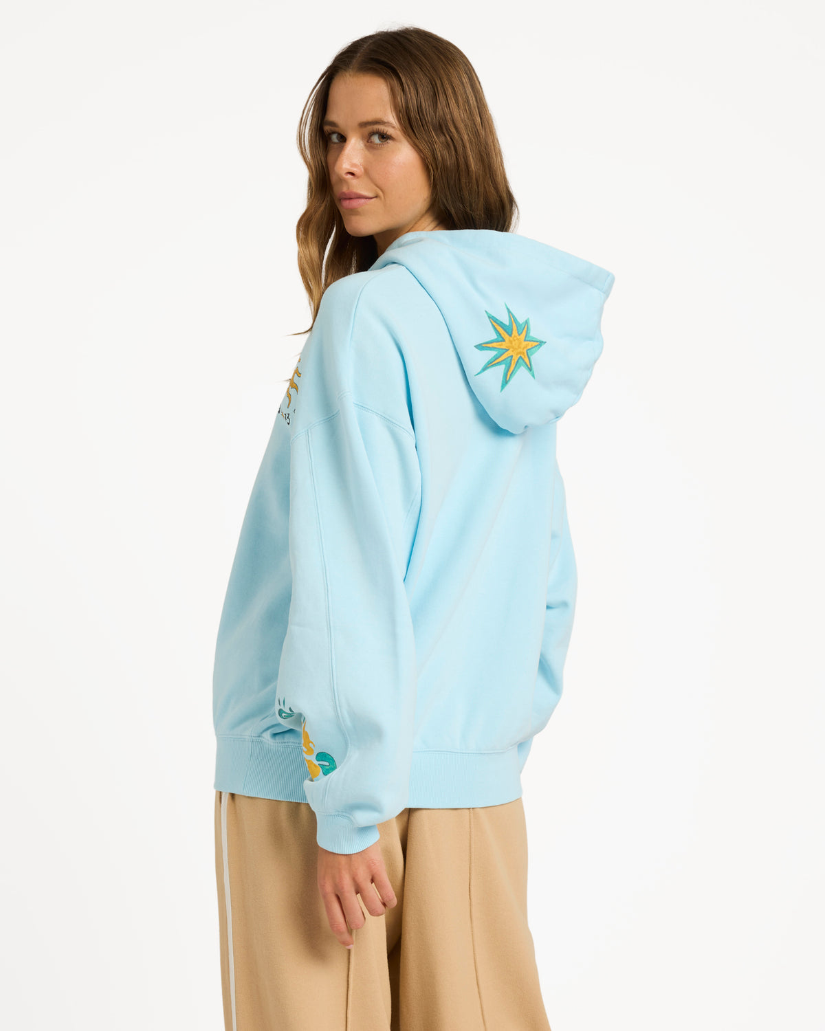 Womens Sunset Rider Kendal Pullover Hoodie