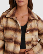 Womens Surf Check Shacket